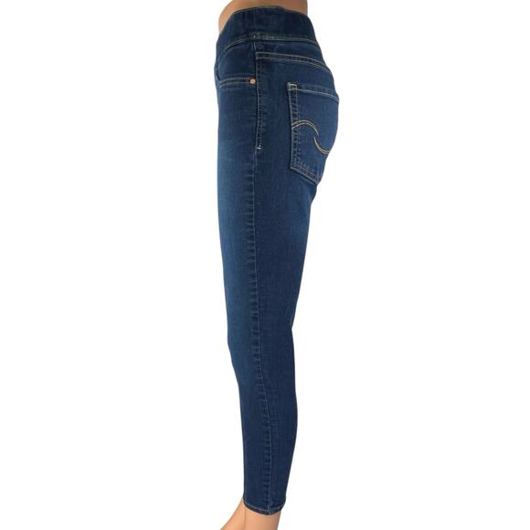 Levi's Totally Shaping Women's Mid Rise Pull On Skinny Leg Denim Jeans Pants 27 - Picture 2 of 7